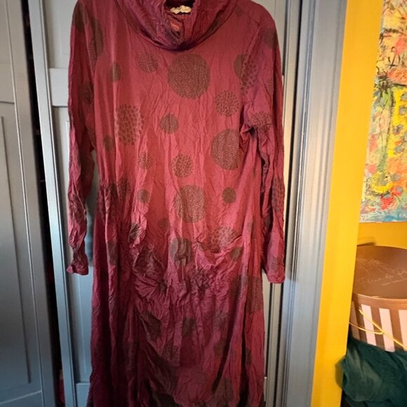 Chalet et Cici Red Polka Dot Dress - Picture 1 of 2